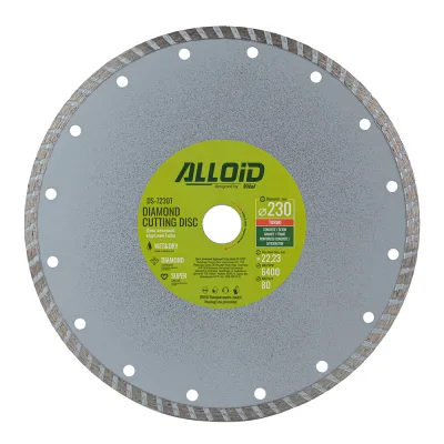Круг відрізний Alloid алмазний, Turbo, 230мм (DS-7230T)