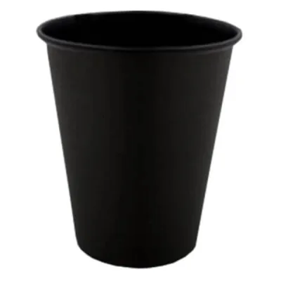 Стакани одноразові Україна паперові 250 мл 50 шт Total BLACK (CUP250BL)