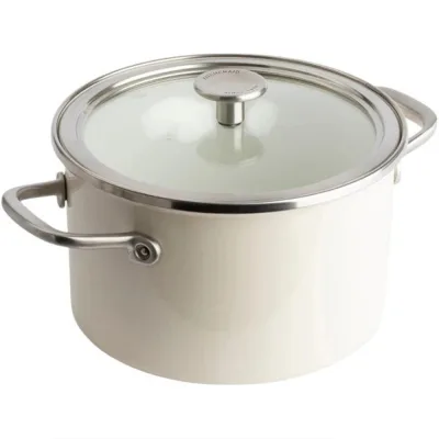 Каструля KitchenAid Steel Core 20 см 3,7 л мигдалевий крем (CC003266-001)