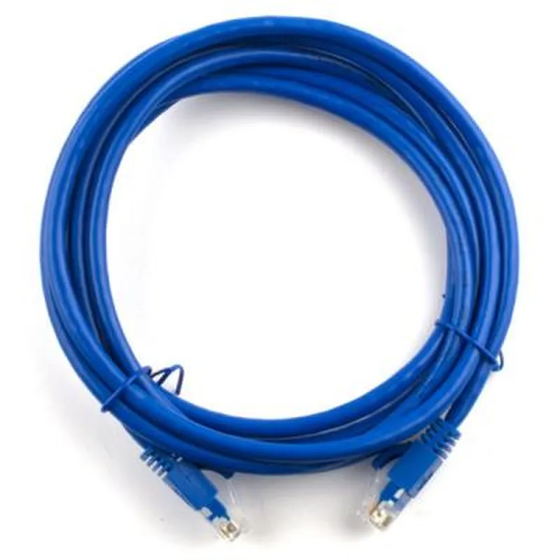 Патч-корд 1м, RJ-45, Cat.5e, CU, мідь, жовтий Ritar (PCR-CU/1Yw / 03032)
