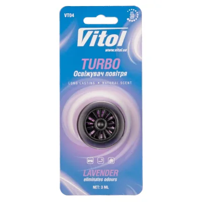 Ароматизатор для автомобіля VITOL Turbo Lavender (VT04)