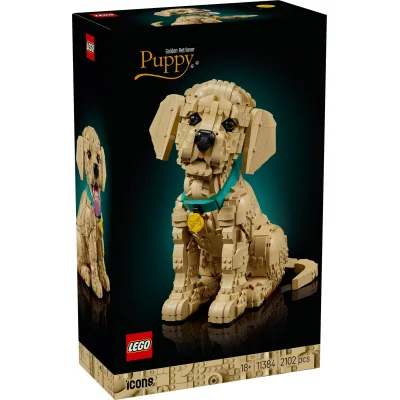 Конструктор LEGO Icons Цуценя золотистого ретривера (11384)