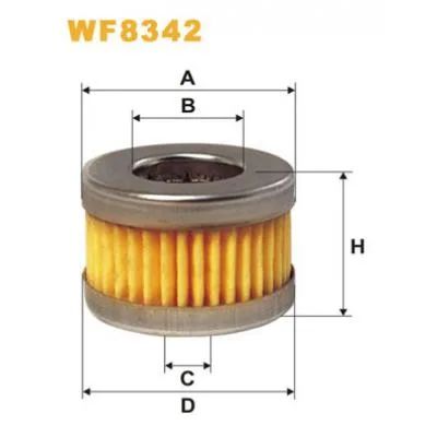 Фільтр паливний Wixfiltron WF8342