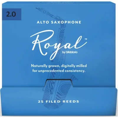 Тростина для саксофона D'Addario Royal - Alto Sax #2.0 - 25 Pack (RJB0120-B25)