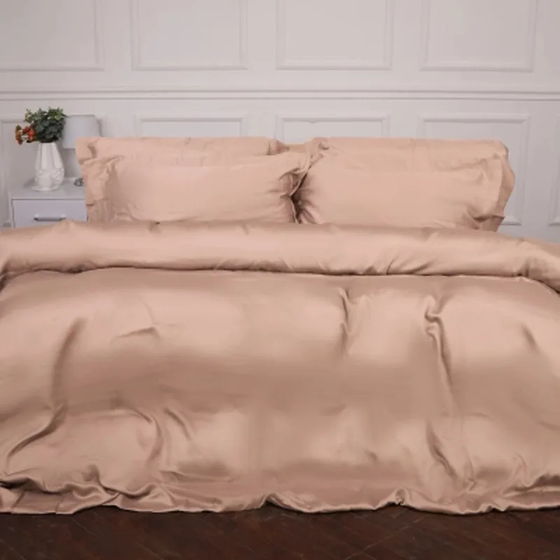 Постільна білизна MirSon Tencel №03 Creamy 143х210 полуторний (2200009369032)