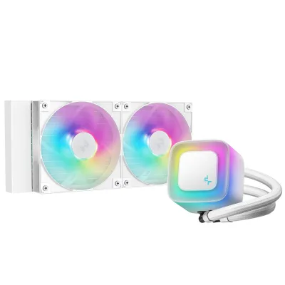 Система рідинного охолодження Deepcool LE240 WH V2 (R-LE240-WHAMMN-G-2)