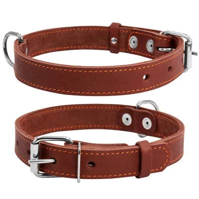 Нашийник для тварин Collar одинарний Ш 35 мм Д 48-63 см коричневий (02736)