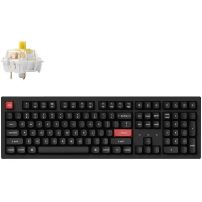 Клавіатура Keychron K10 PRO K pro Banana QMK Wireless/Bluetooth/USB-A UA Black (K10P-B4-UA)