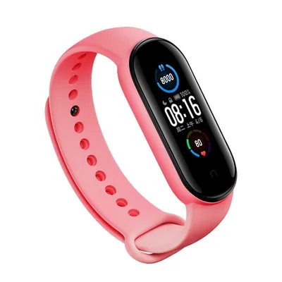Ремінець до фітнес браслета BeCover Silicone для Xiaomi Mi Smart Band 5 Pink (705069)