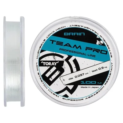 Волосінь Brain Team Pro 100m 0.097mm 0.9kg (1858.26.91)