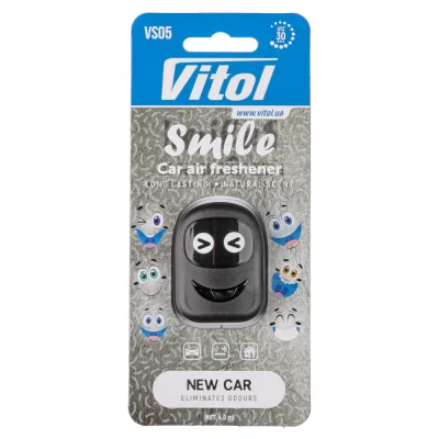 Ароматизатор для автомобіля VITOL Smile New car 4мл (VS05)