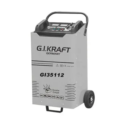 Зарядний пристрій для автомобільного акумулятора G.I.KRAFT пускозарядне 12/24V, 500A, 220V (GI35112)