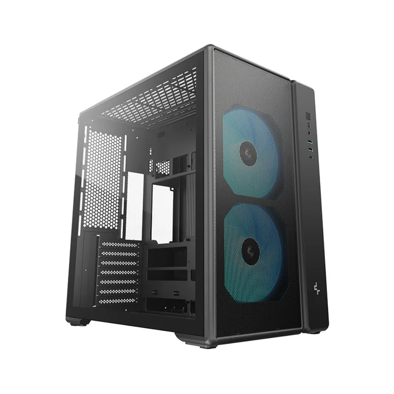 Корпус для ПК Deepcool CG590 Mesh 2F Black (R-CG590MESH-BKANA2-G)