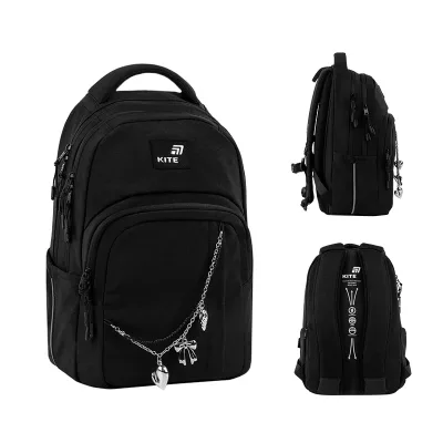 Рюкзак шкільний Kite Education teens 2578M Black&Charm (K26-2578M-1)
