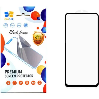 Скло захисне Drobak Poco X5 Pro 5G (Black) (535307) (535307)