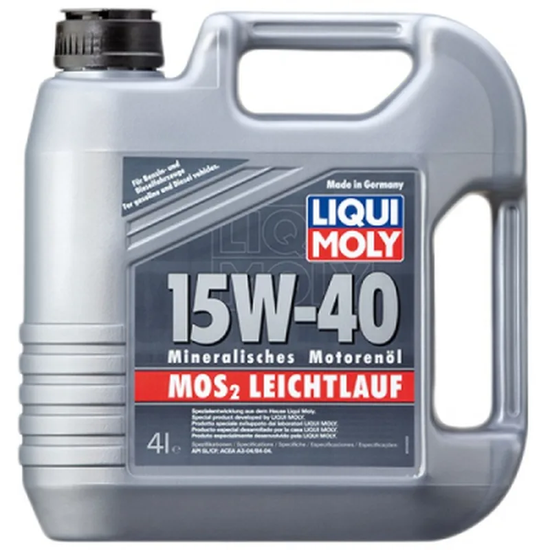 Моторна олива Liqui Moly MoS2 Leichtlauf SAE 15W-40 4л. (1949 2631)