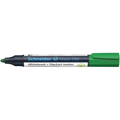 Маркер Schneider MAXX для дошок та фліпчартів 290, зелений (S129004)