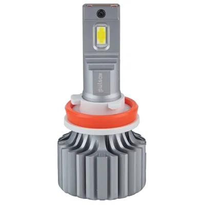 Автолампа PULSO LED-chips OEM PHILIPS Flip chip/9-16V/2*70W/8500Lm/6500K (N1-H8/H9/H11/H16)
