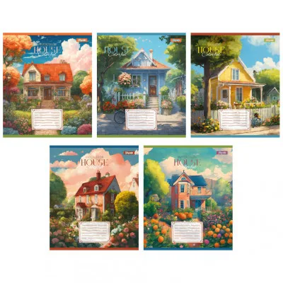 Зошит 1 вересня 1В House colorful 48 аркушів лінія (767116)