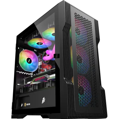 Корпус для ПК 1stPlayer T3-BK-4F1