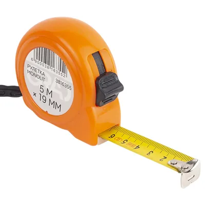 Рулетка Monolit 5м×19мм GRAD (3816355)