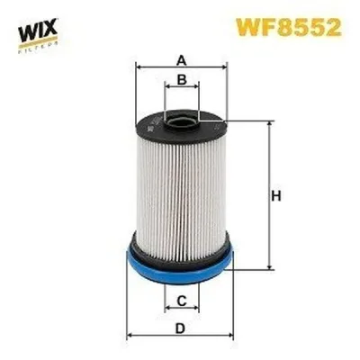 Фільтр паливний Wixfiltron WF8552