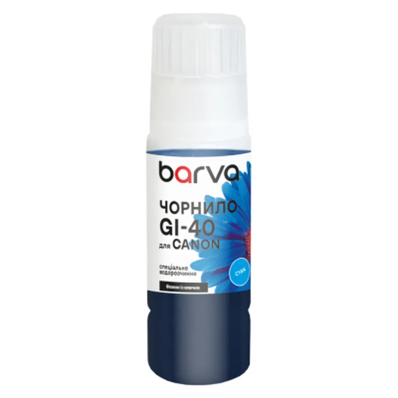 Чорнило Barva Canon GI-40 70 мл, OneKey cyan special (CGI40-838e)