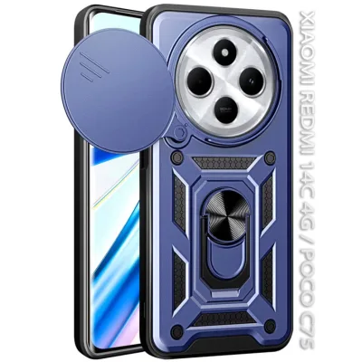 Чохол до мобільного телефона BeCover Military BeCover Xiaomi Redmi 14C 4G / Poco C75 Blue (712490)