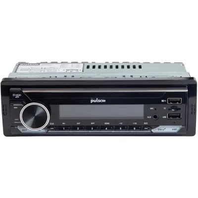 Автомагнітола PULSO RGB, USB, FM, RCA, LCD-дисплей, 4х50 Вт (P110311)