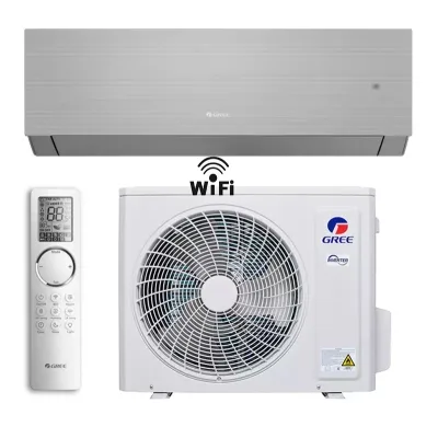 Кондиціонер Gree Clivia Inverter R32 (GWH24AUD-XFK6DNA2A Silver)