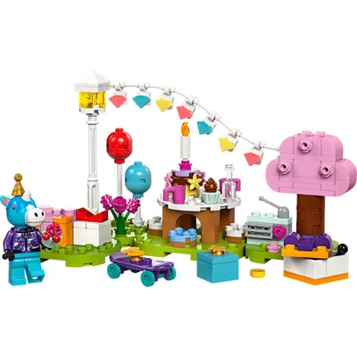 Конструктор LEGO Animal Crossing Вечірка з нагоди дня народження Julian 170 деталей (77046)
