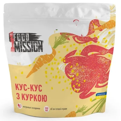 Їжа швидкого приготування Food Mission Кус-кус з куркою 110 г (fm.30696)