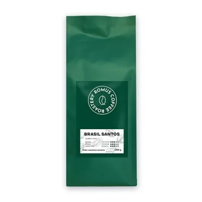 Кава Romus Coffee Roastery Brasil Santos мелена 1 кг (556842)