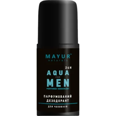Дезодорант Mayur Aqua For Men Парфумований для чоловіків 50 мл (4820230954883)