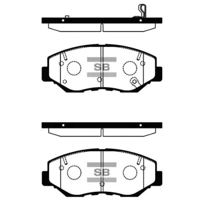 Гальмівні колодки HI-Q SP1237