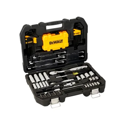Набір інструментів DeWALT головок та біт 1/4" та 3/8", 89 шт. (DWMT73800-1)