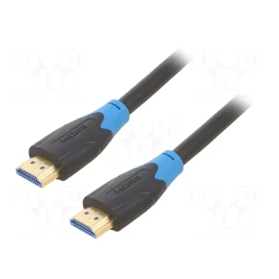 Кабель мультимедійний HDMI M to HDMI M 1.0m 4K60Hz black Vention (AAGBF)