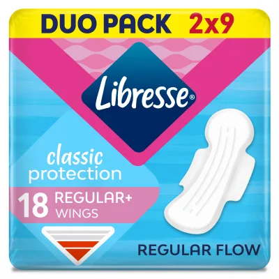Гігієнічні прокладки Libresse Classic Protection Regular 18 шт. (7322541233604)