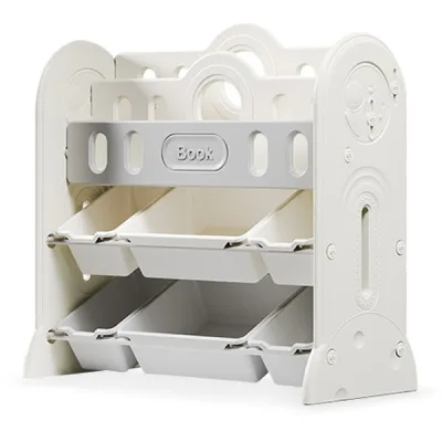 Дитячий стелаж Mealux Slotto Grey (KD-E121 Grey)