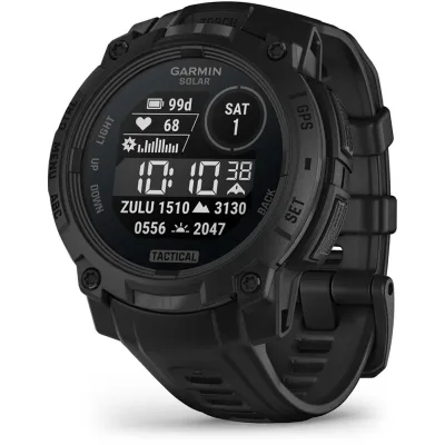 Смарт-годинник Garmin Instinct 3, Tactical, Solar, 45mm, Black, GPS смарт-годинник (010-02934-50)