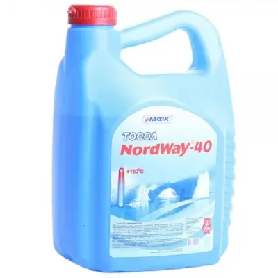 Антифриз МФК "NordWay -40 Strong Winter" (-32C) чер. ПЕ кан. 5кг (30811)