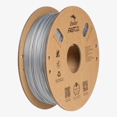 Пластик для 3D-принтера Creality PLA Fast, Ender, 1.75мм, silver, 1кг (3301010434)