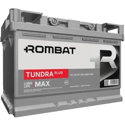 Акумулятор автомобільний ROMBAT 6CT-80 (0) Tundra Plus E380