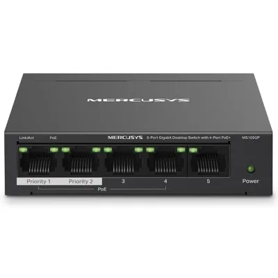 Комутатор мережевий Mercusys MS105GP