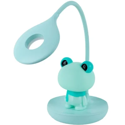 Настільна лампа Kite Froggy LED з акумулятором, зелена (K24-492-3-4)