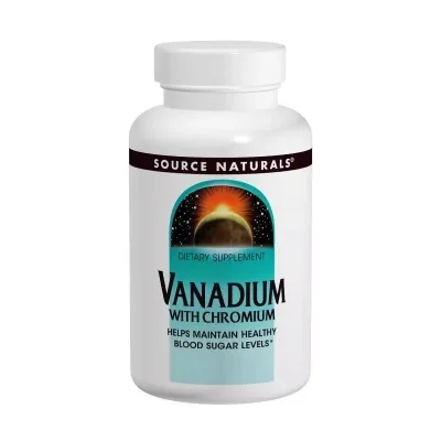 Мінерали Source Naturals Ванадій з Хромом, 90 таблеток (SNS-01835)