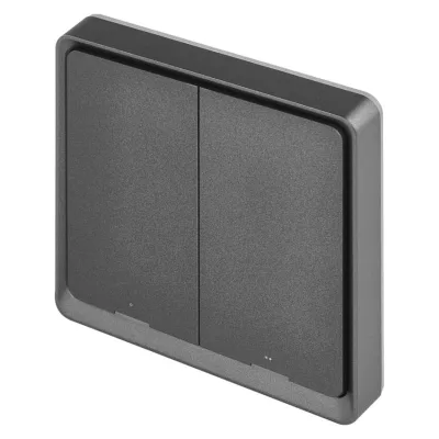 Розумний вимикач EMOS H5015 2 buttons ZigBee 3.0 Black (H5015)