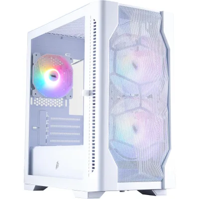 Корпус для ПК 1stPlayer D4-M-WH-2F1P-W-1F1-W