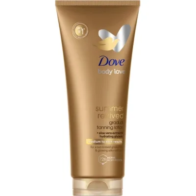Автозасмага Dove Body Love Summer Revived Лосьйон для тіла Від середнього до темного 200 мл (8720181260520)