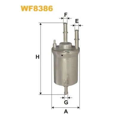 Фільтр паливний Wixfiltron WF8386